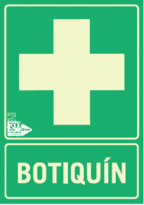 señal de botiquin