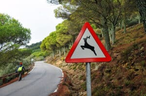 ¿Qué señales deben colocarse en un puerto de montaña?